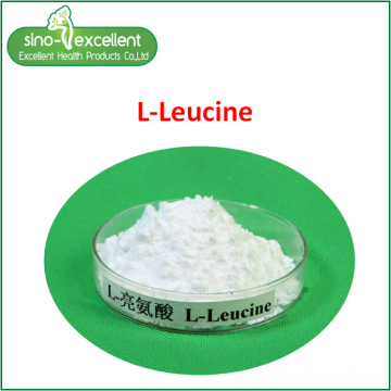 Pó fino de aminoácido L-leucina